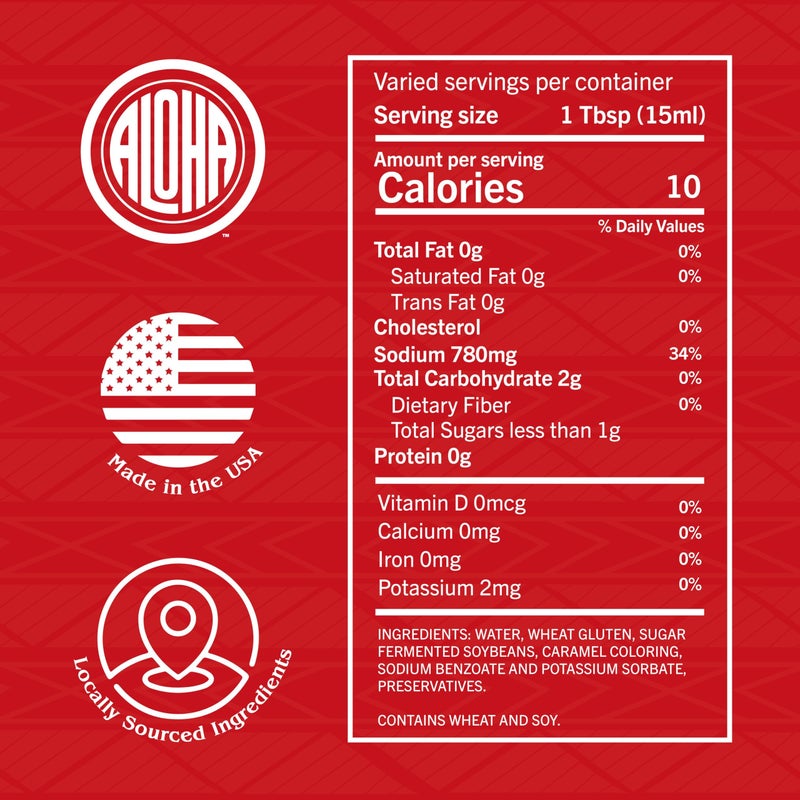 Aloha Shoyu - Original Blend Soy Sauce - Sweet and Light Profile - Made in Hawaii - 24 oz. Bottle - Image 3